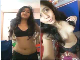 Exclusive Strip Very Cute Indian Girl Top